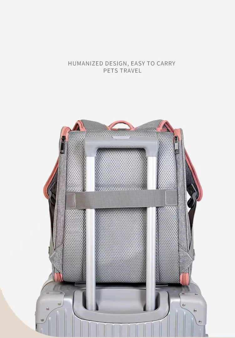 UrbanPaws Carrier Backpack™ – The Coolest Ultimate Travel Essential for Stylish Pet Parents!