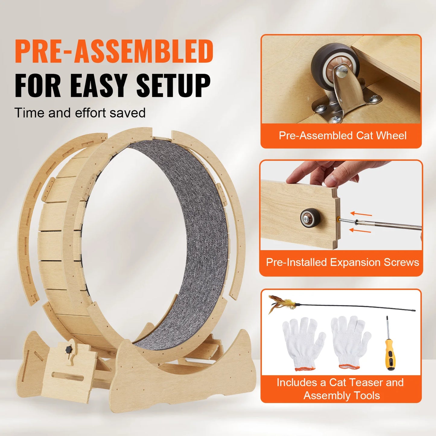 WhiskerFit Luxury Wheel™ – The Purr-fect Fitness Must-Have for Your Cat!
