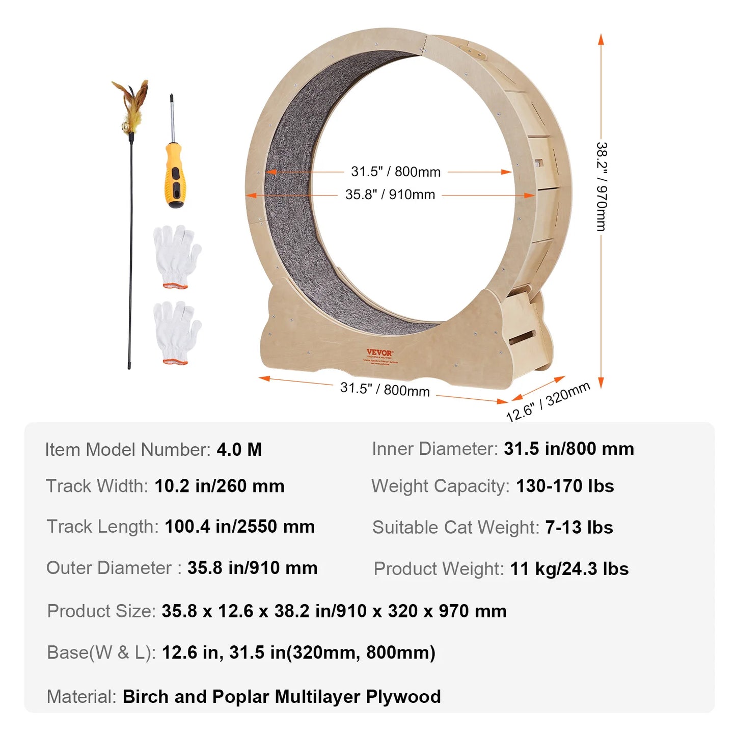 WhiskerFit Luxury Wheel™ – The Purr-fect Fitness Must-Have for Your Cat!
