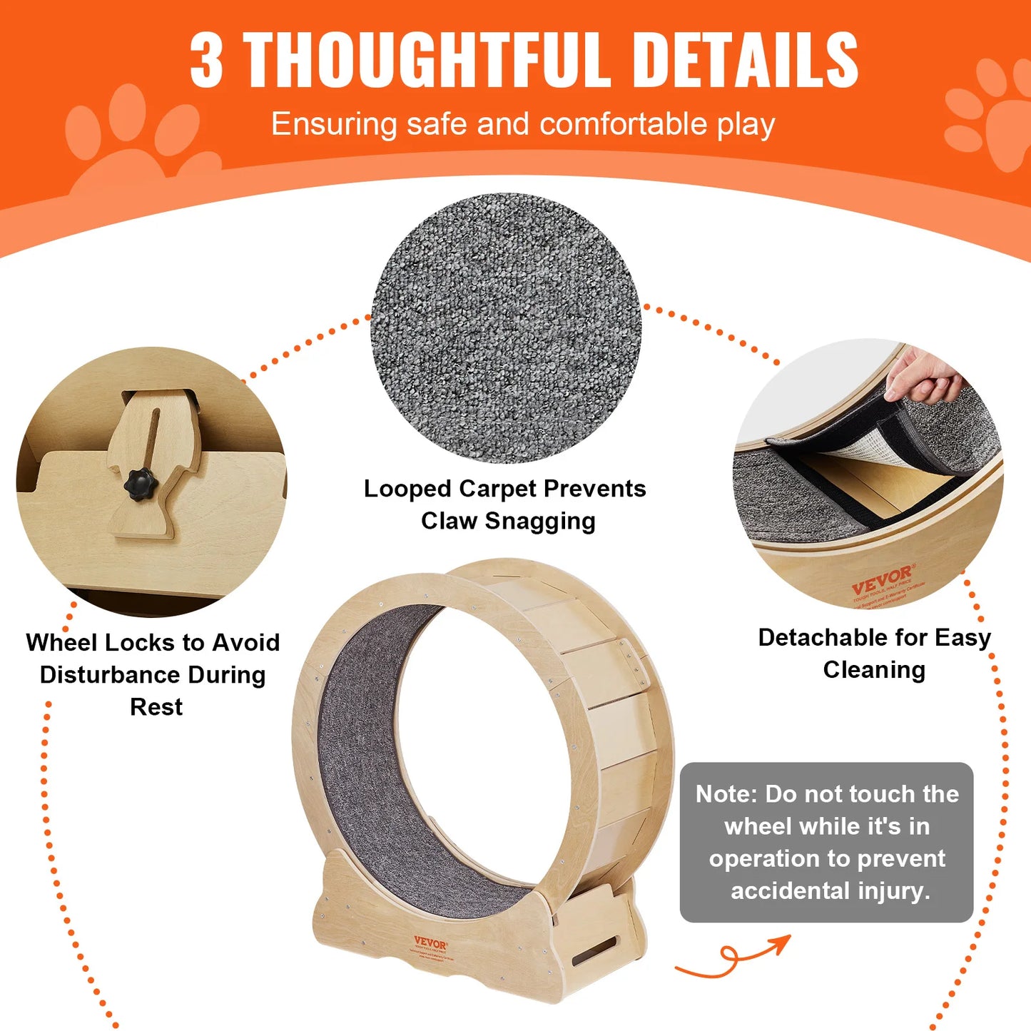 WhiskerFit Luxury Wheel™ – The Purr-fect Fitness Must-Have for Your Cat!