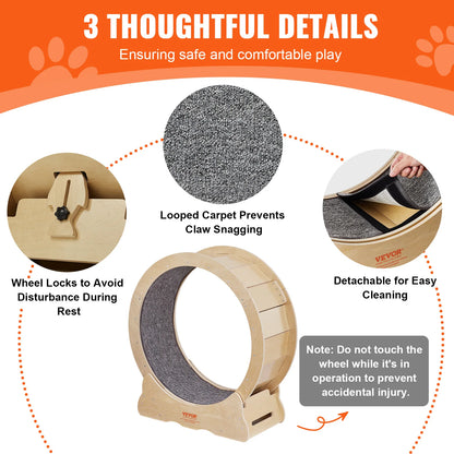 WhiskerFit Luxury Wheel™ – The Purr-fect Fitness Must-Have for Your Cat!
