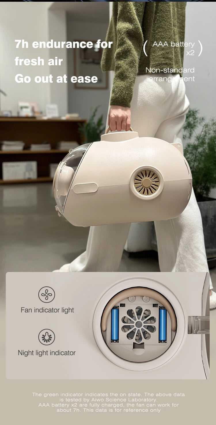 PurrfectPose Capsule Backpack™ – The Ultimate Celebrity-Approved Pet Carrier!