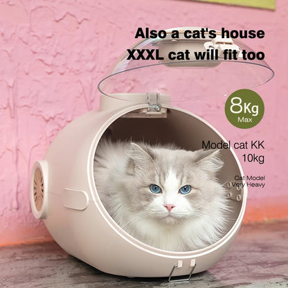 PurrfectPose Capsule Backpack™ – The Ultimate Celebrity-Approved Pet Carrier!